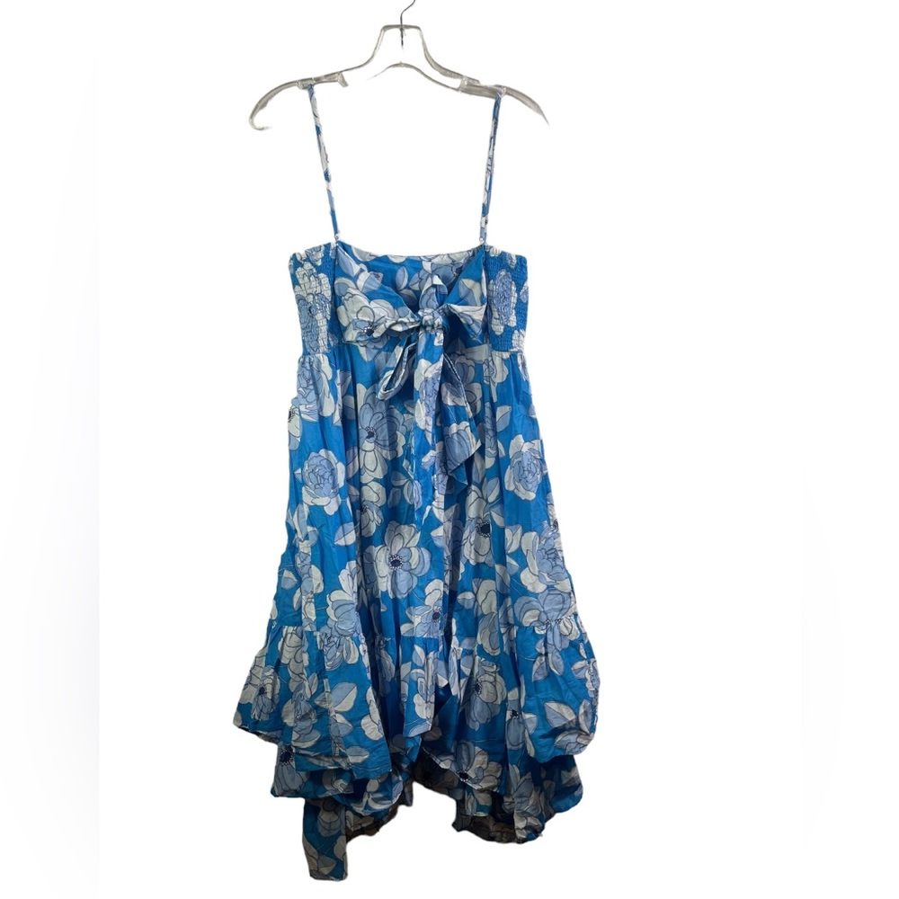 J.Crew Convertible beach dress in blue peony - Picture 3 of 6